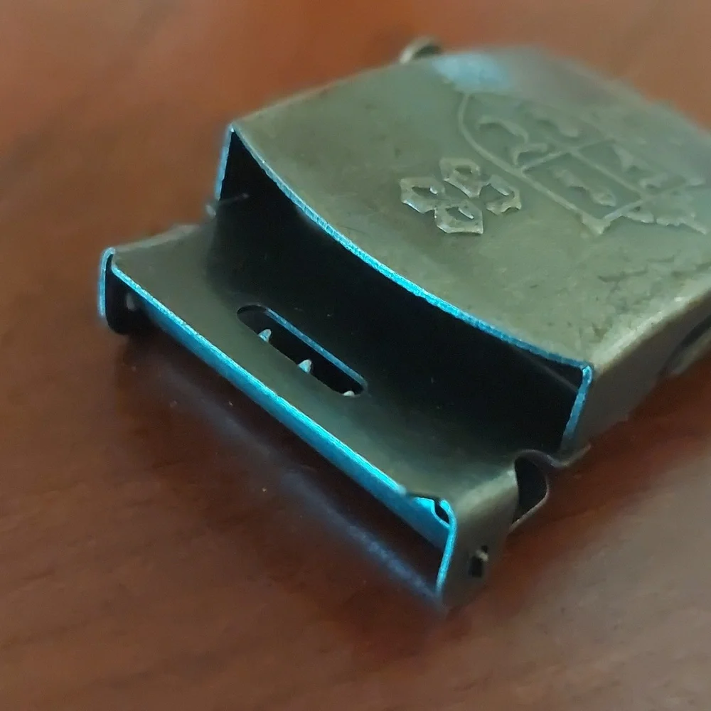 Lot of Two Military Style Ratchet Belt Buckles, Vintage